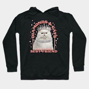 Diamonds and Cats Hoodie